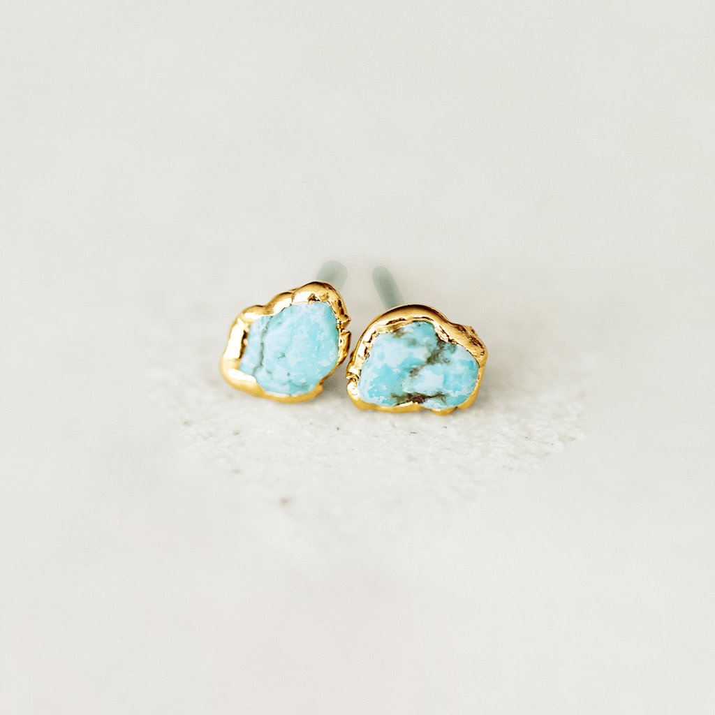 Turquoise Stone Earrings