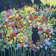 Image of Purr in the Garden by Judi Ekholm