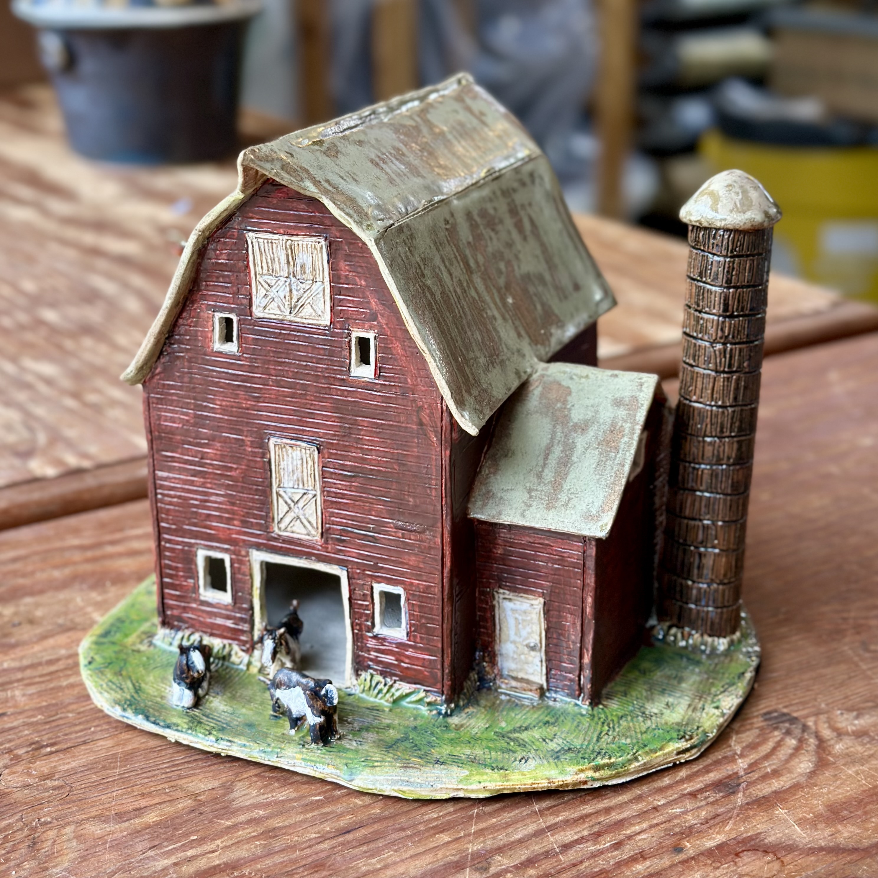 Image of Red Barn by Sandra McKenzie Schmitt