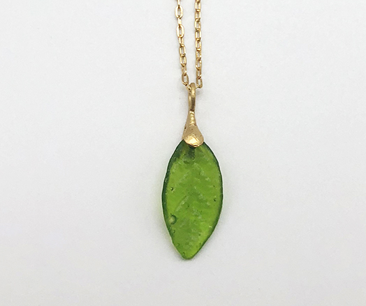 Image 1 for Small Leaf Pendant 16 Small Leaf Pendant 16