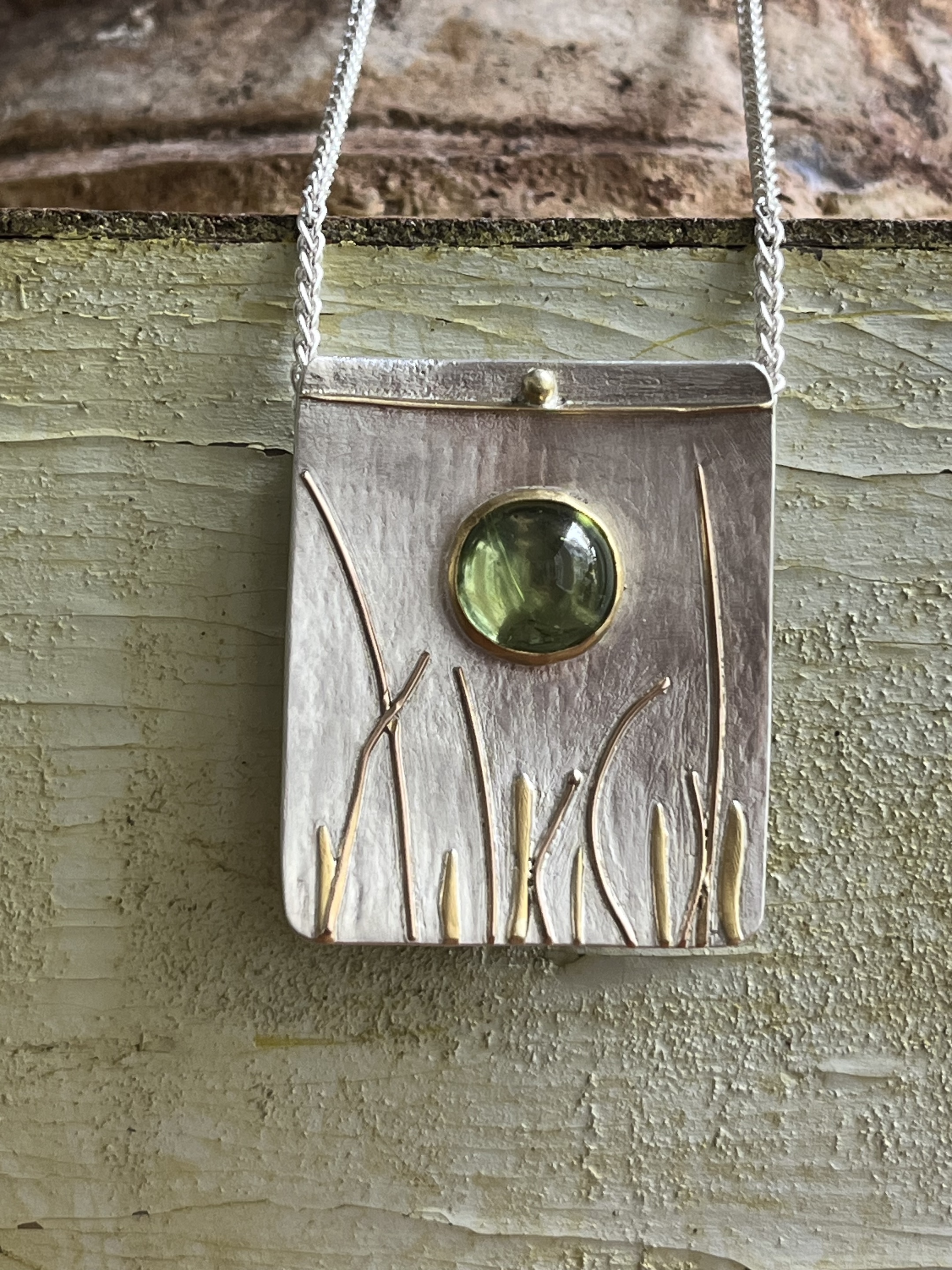 Image of Leaves of Grass Necklace by Regina Imbsweiler