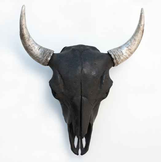 Bison Skull: Black an... by  Owen Mortensen - Masterpiece Online