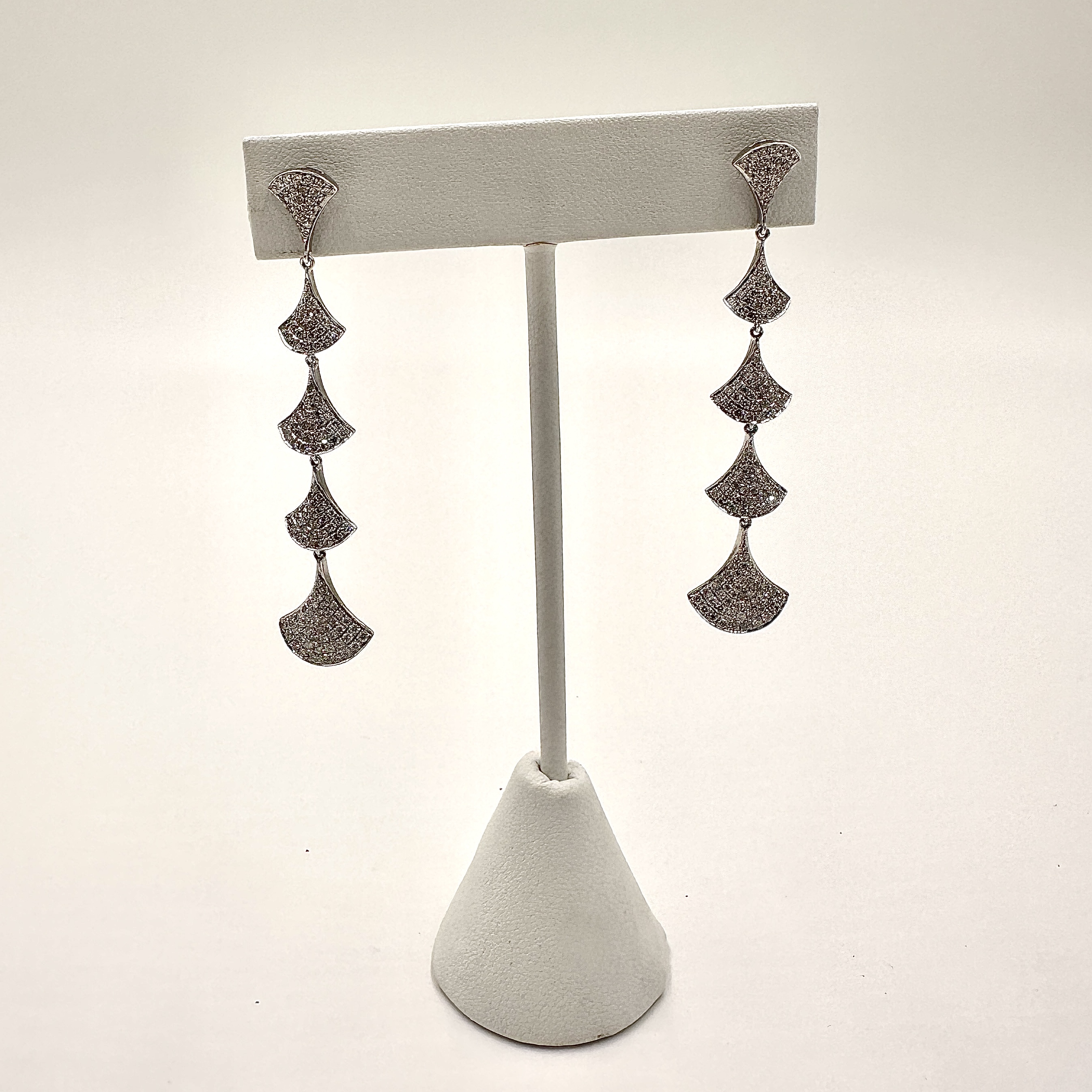 Image of 18 Karat Diamond Cascading Earrings by Marcia McDonough