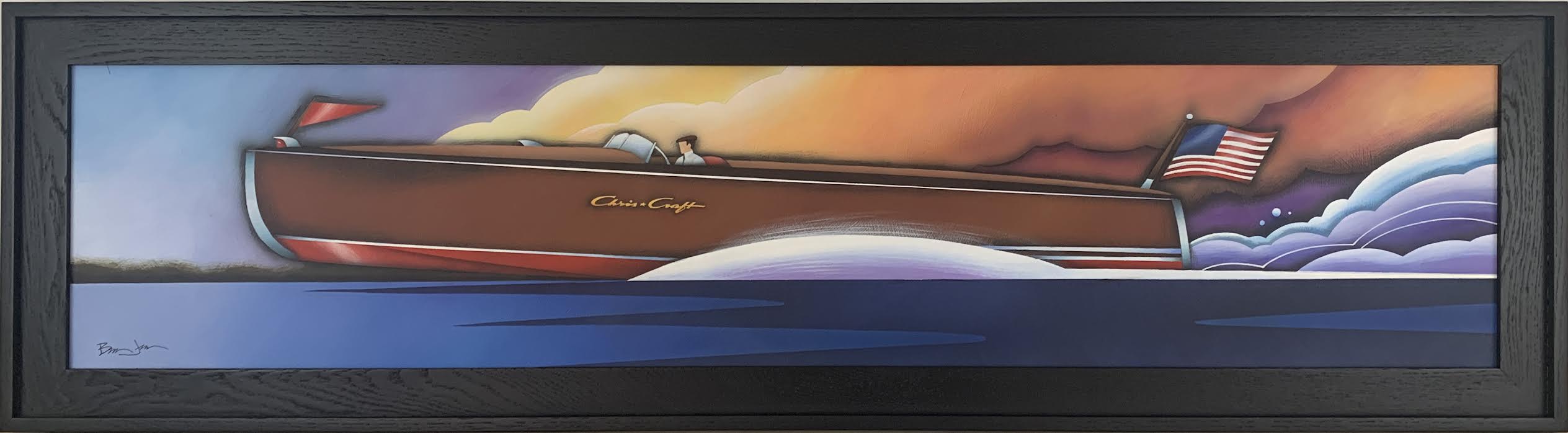 Image of Chris Craft Racing Runabout by Brian Jensen