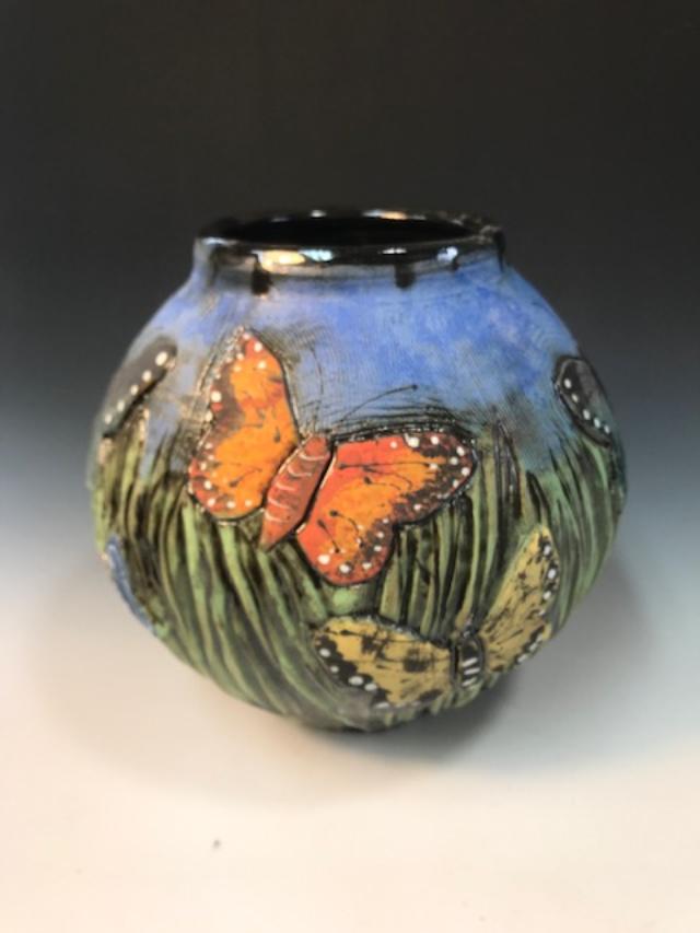 Image of Butterfly Prairie Vase by Nancy Briggs