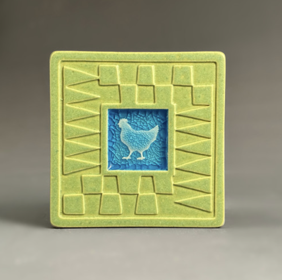 Image of Chicken Coaster by Michael Macone