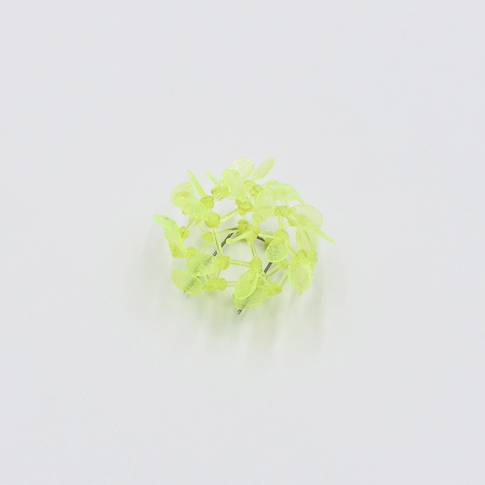 Small Flower Brooch_Yellow by Floor Mommersteeg