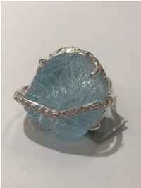 Carved Blue Topaz Ring by  Starborn  - Masterpiece Online