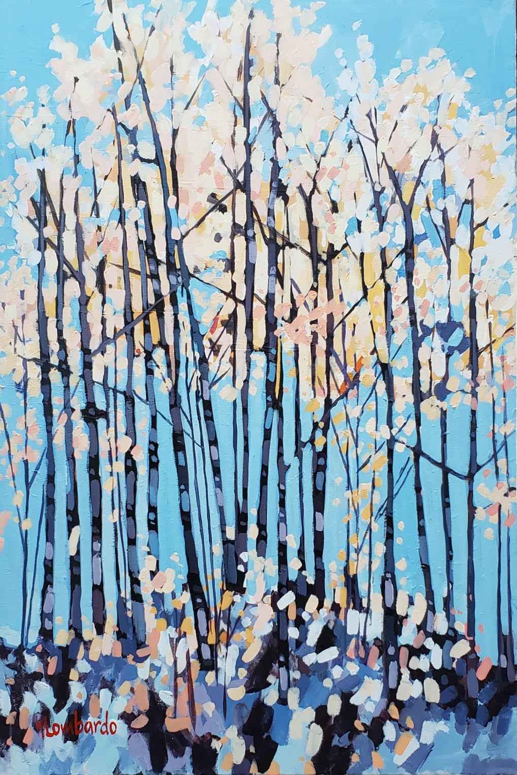 Winter Birch by  Holly Lombardo - Masterpiece Online