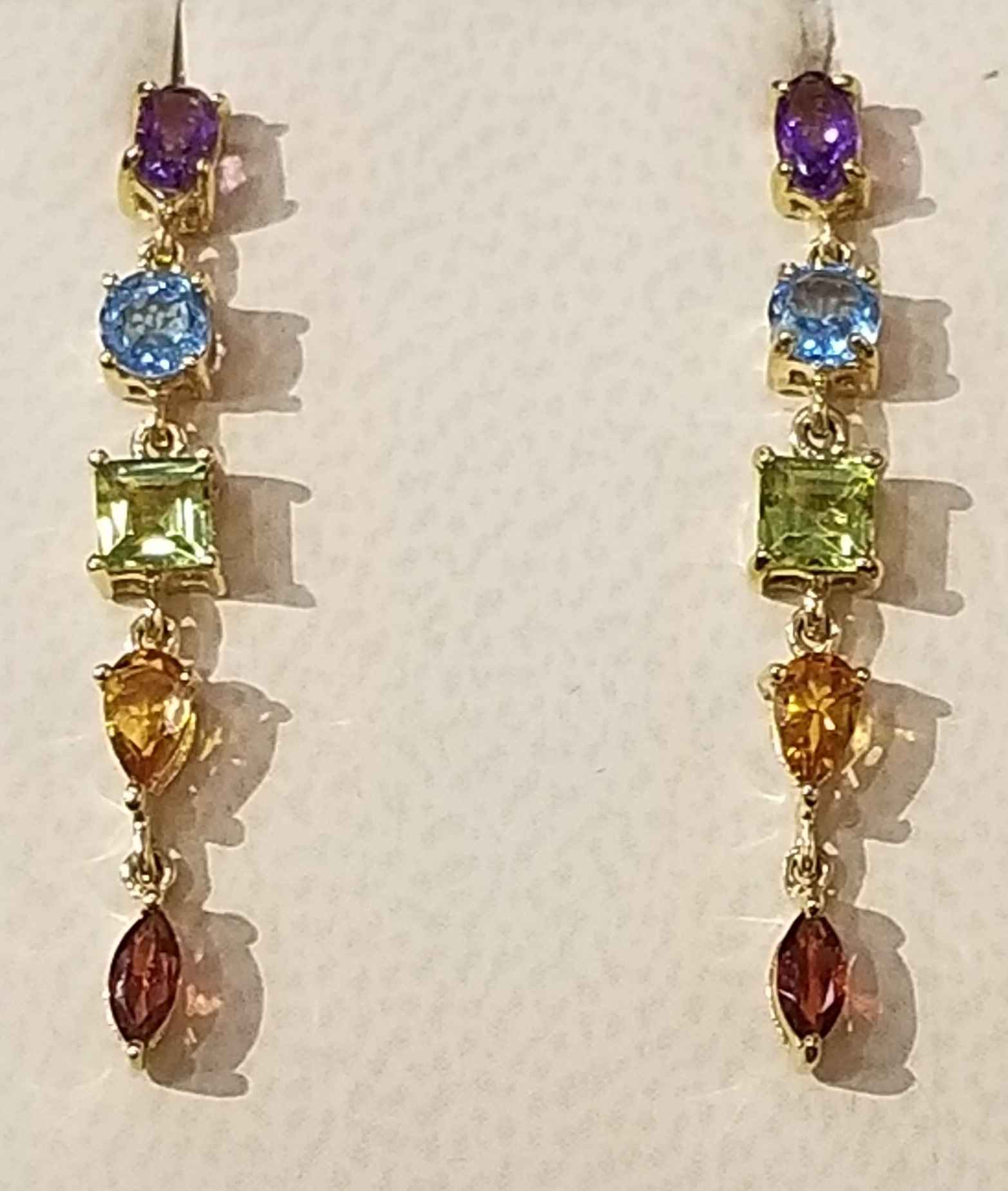 Multi Gemstone Earrin... by  My Jeweler - Masterpiece Online