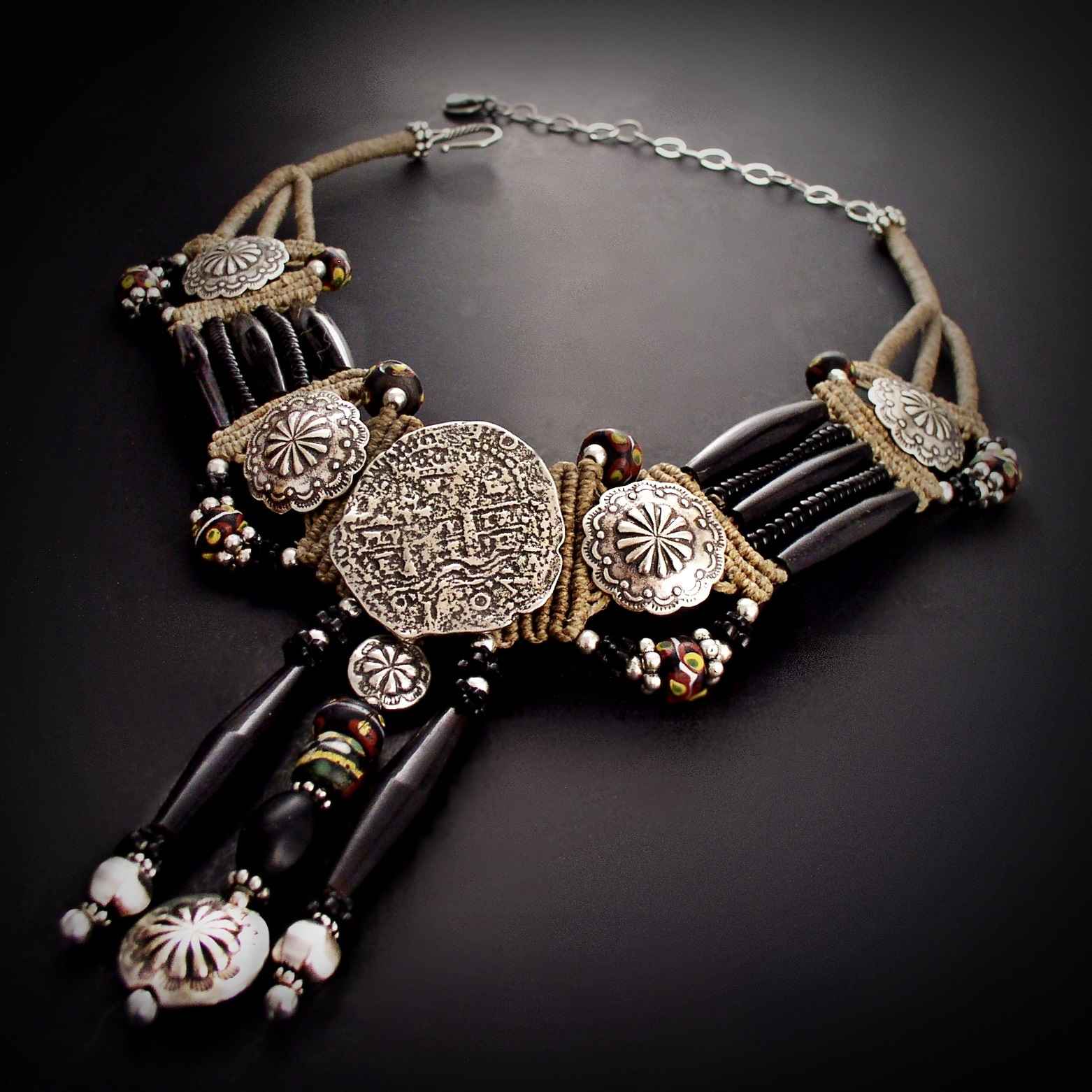 Bone & Coin Necklace by  Mummy's Bundle - Masterpiece Online
