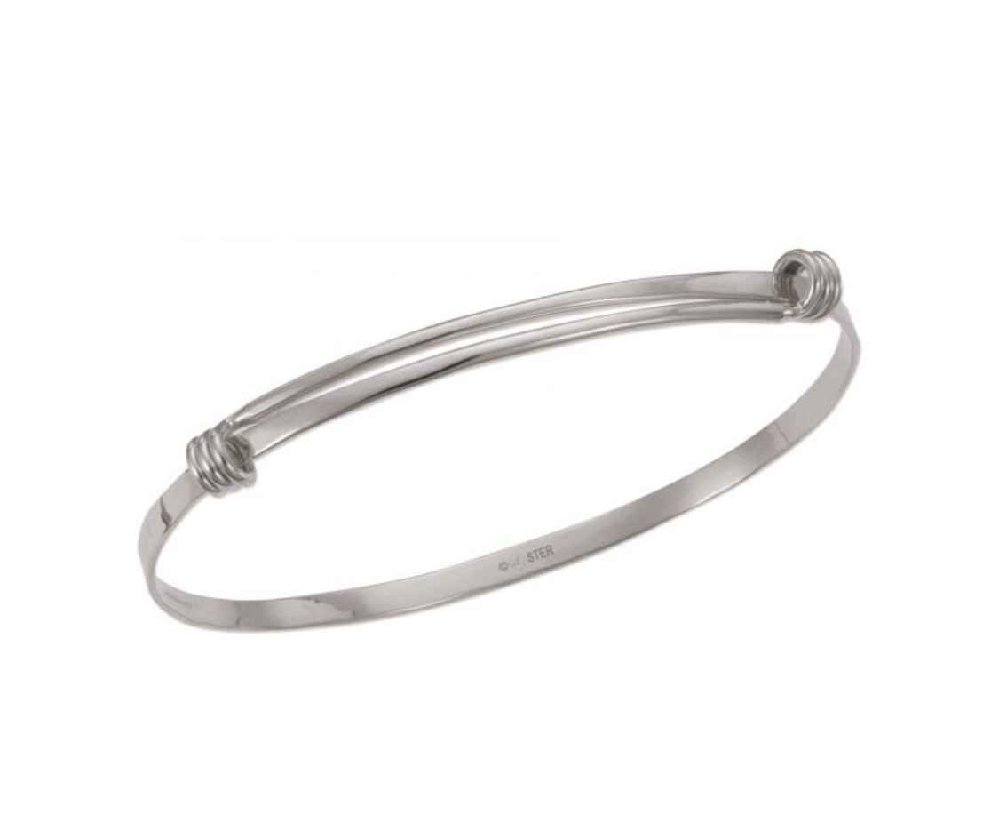 Petite Signature Bracelet Sterling Silver, size M