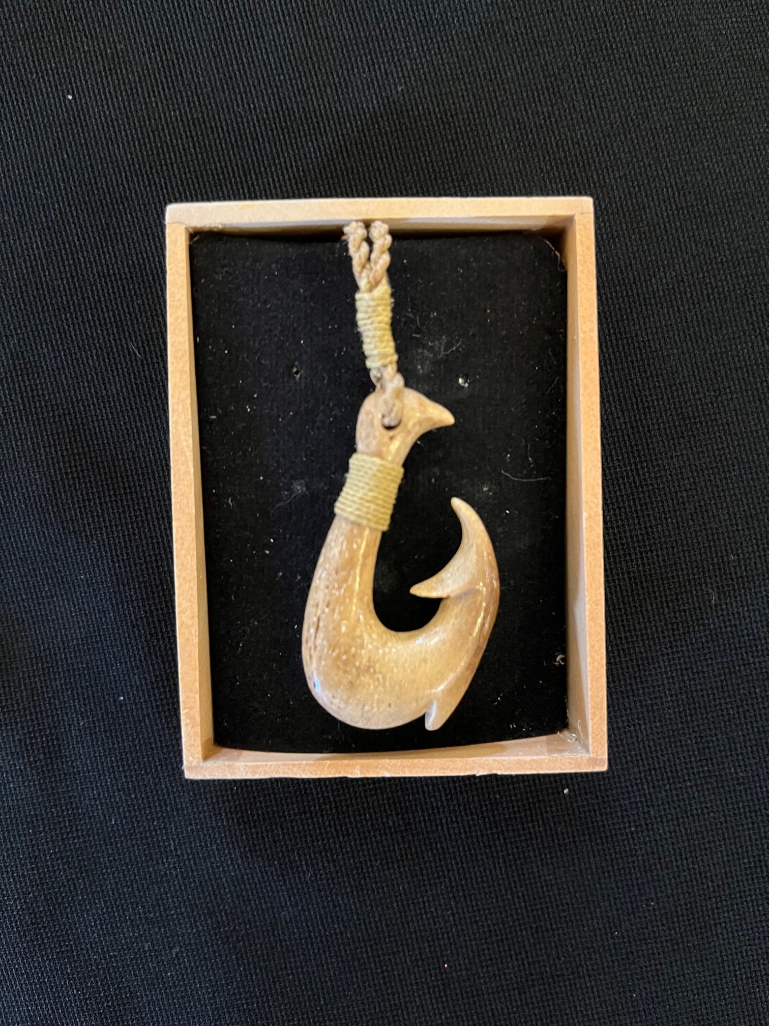 Ancient Whalebone Hook Necklace by Mac Dunford - Isaacs Art Center