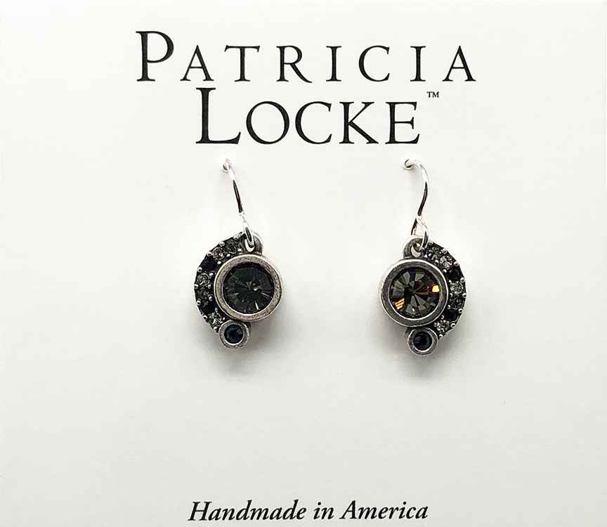Image 1 for Ava Earrings in Silver, Black & White Ava Earrings in Silver, Black & White