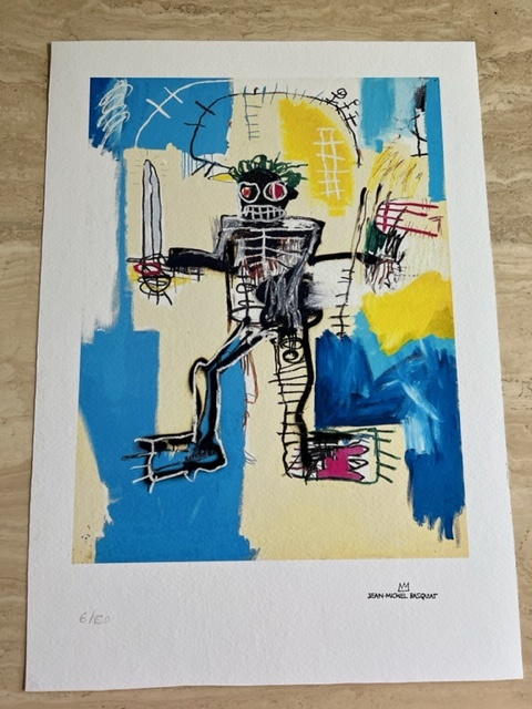 Warrior by Jean-Michel Basquiat - Leviton Fine Art, LLC