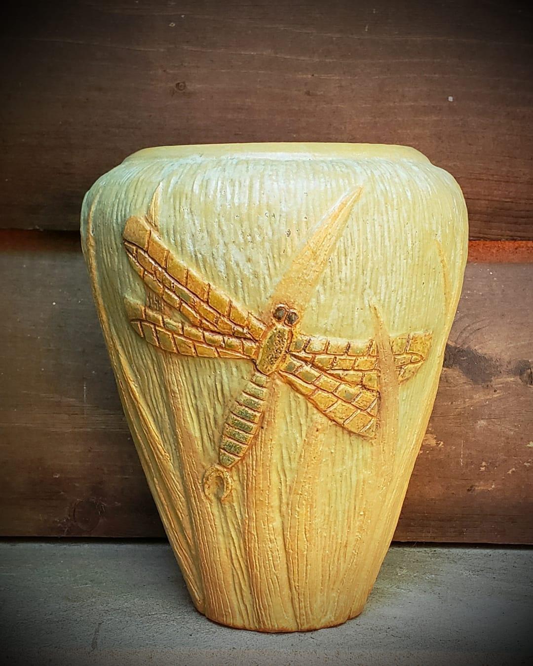 Dragonfly Vase