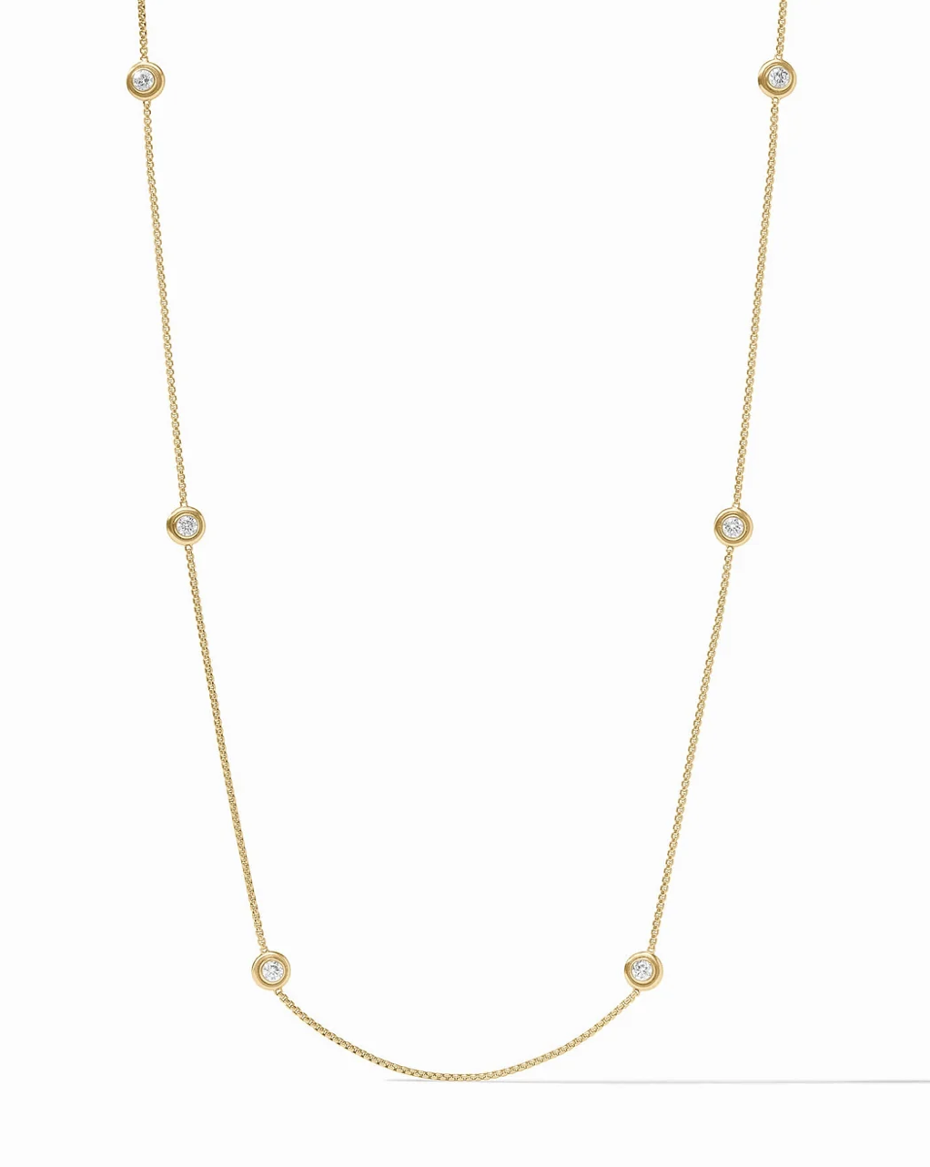 Image of Cubic Zirconia Tribeca Station Necklace by Julie Vos