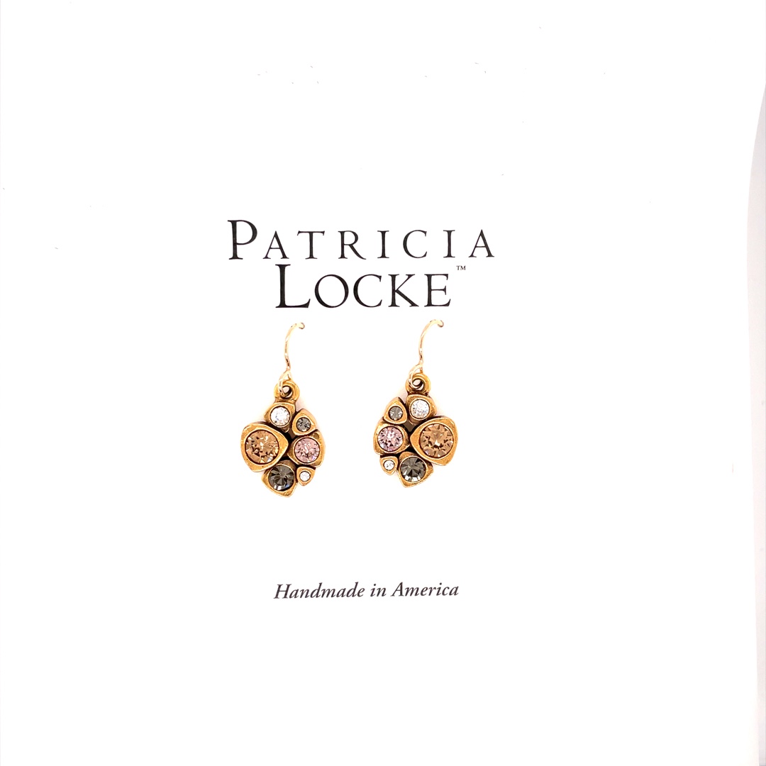 Isabelle Earrings in Gold, Champagne