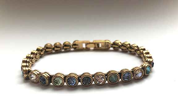 Image 1 for Game Set Match Bracelet in Gold, Zephyr, long Game Set Match Bracelet in Gold, Zephyr, long