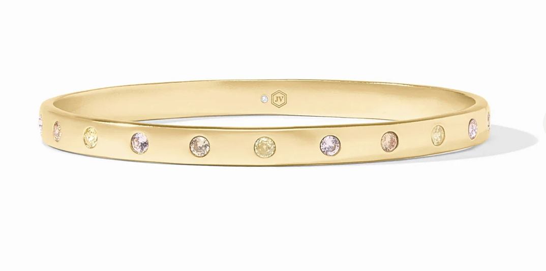 Image of Champagne Radiance Rainbow Bangle - Medium by Julie Vos