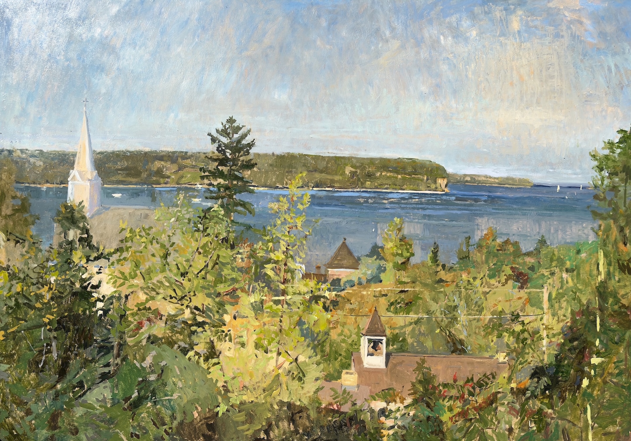 Image of Woman Singing from a Window by Bethann Moran-Handzlik