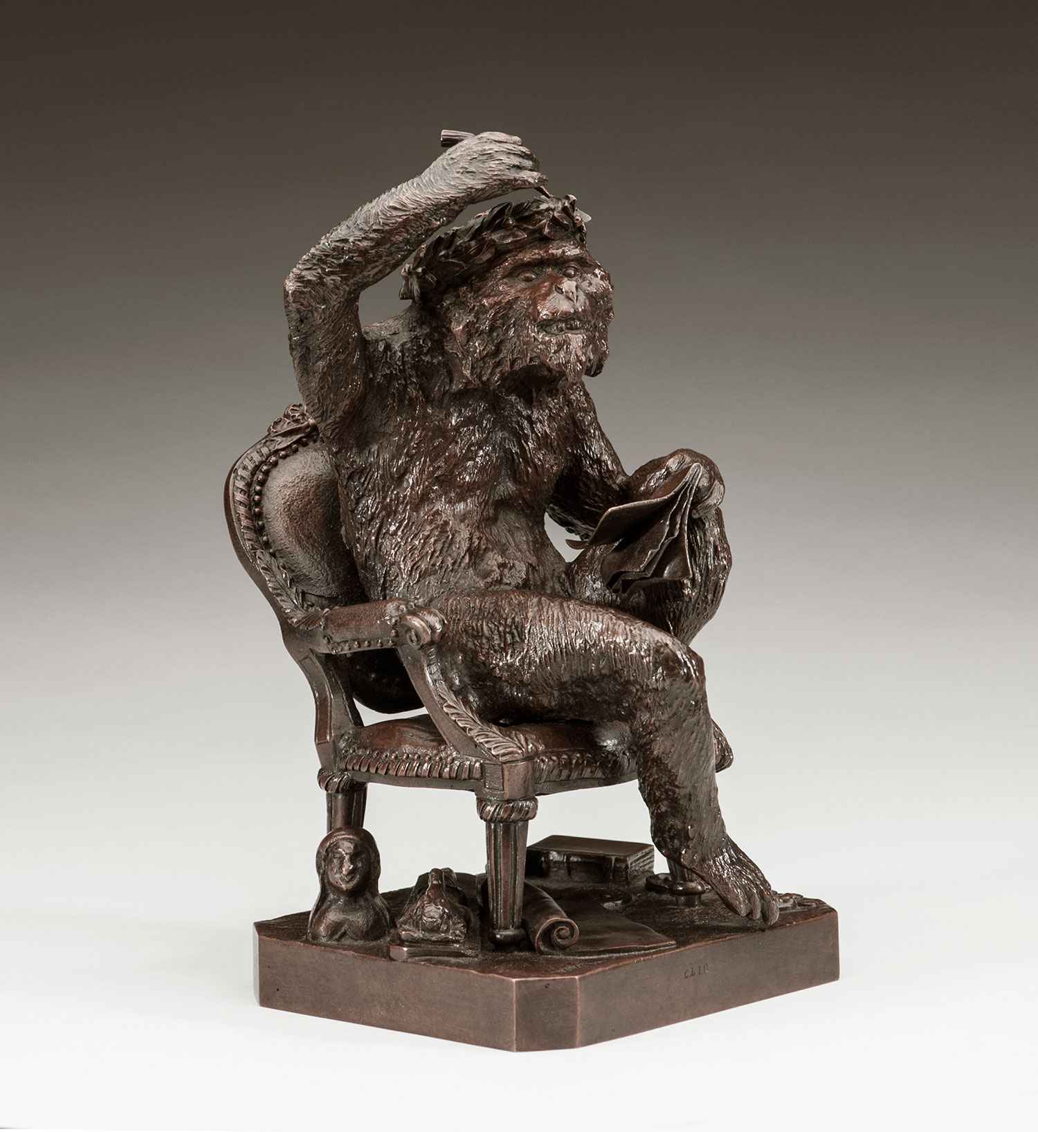 Clio Monkey Seated ... by  Christophe Fratin - Masterpiece Online