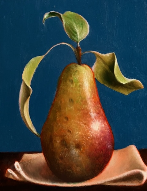 Pear on Cloth