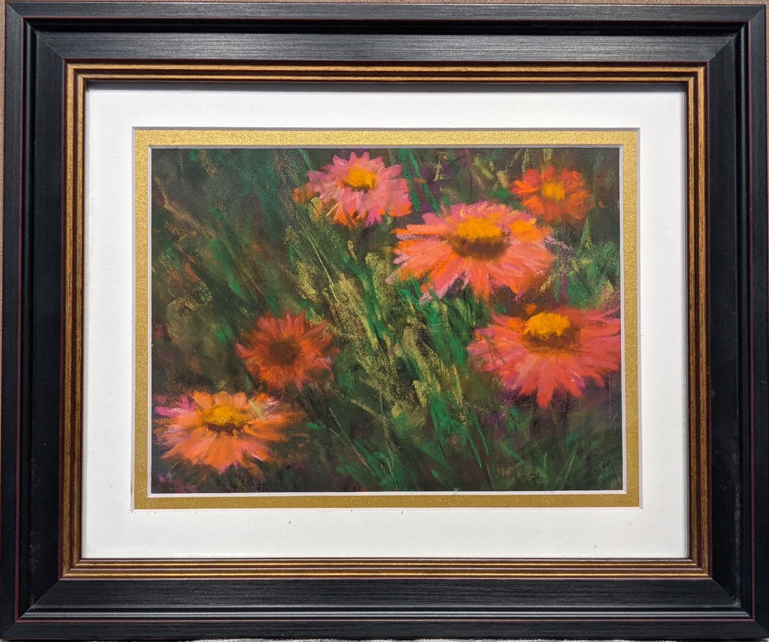 Red Flowers in Bloom by Julia Lesnichy - Cabell Gallery