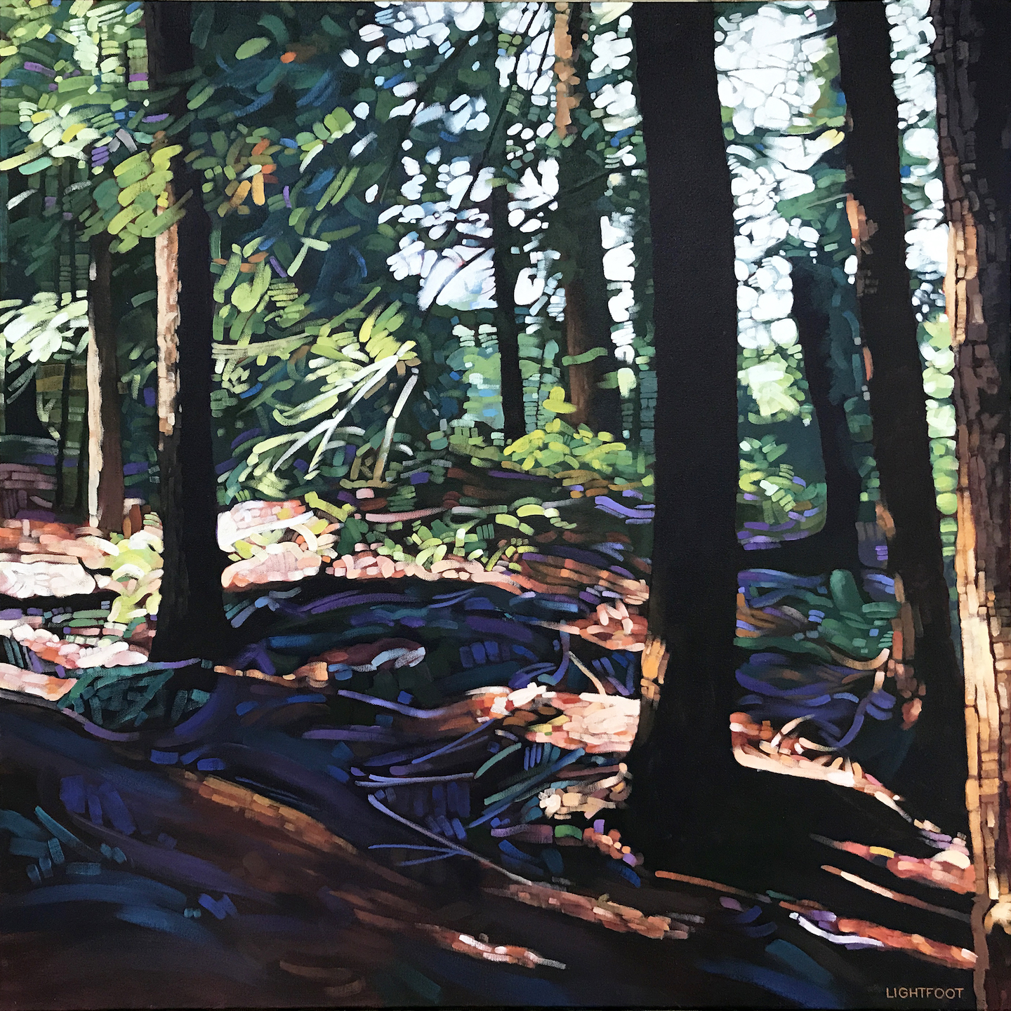 Forest 2 (framed) by John Lightfoot - Butter Gallery