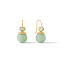 Image of Portofino Demi Earrings, Aqua Jade by Julie Vos