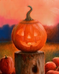 Pumpkin Patch with Jack O’ Lantern