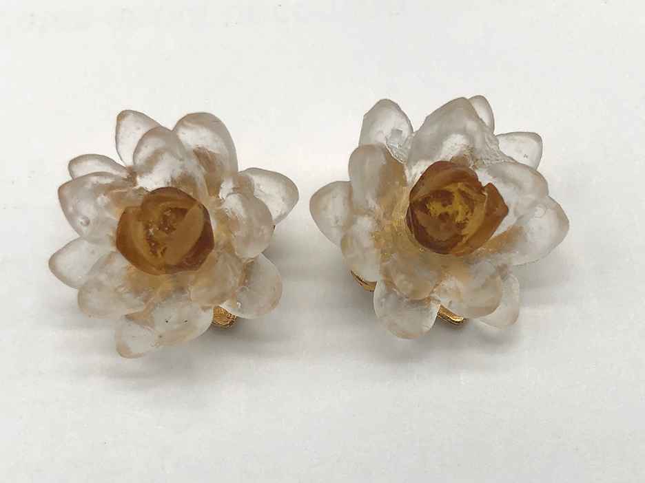 Image 1 for Lotus Flower Post Earrings 3/4 Lotus Flower Post Earrings 3/4