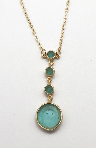 Image 1 for Small Round Cascading Pendant 17 Small Round Cascading Pendant 17