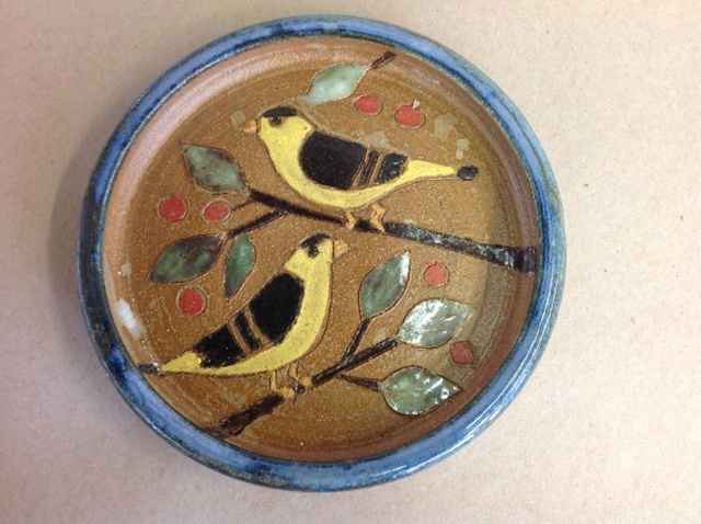Goldfinch plate