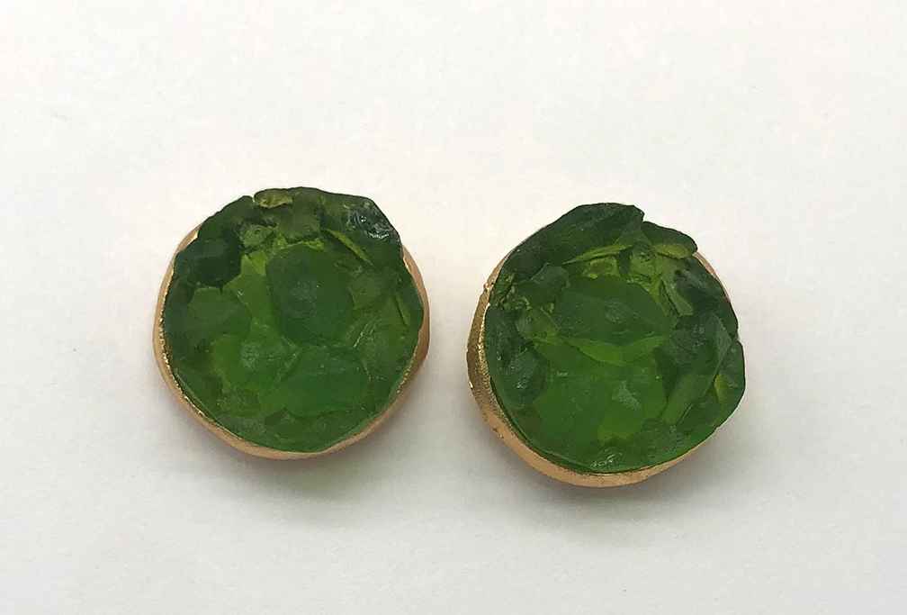 Image 1 for Crystal Medium Round Post Earrings 1/2 Crystal Medium Round Post Earrings 1/2