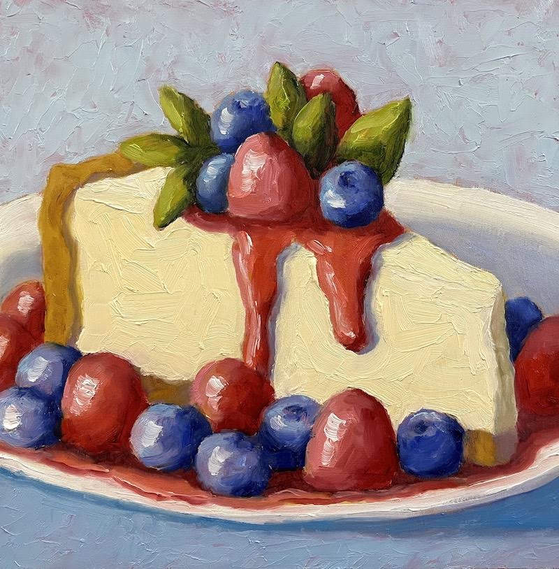 Image of Cheesecake with Berries by Pat Doherty