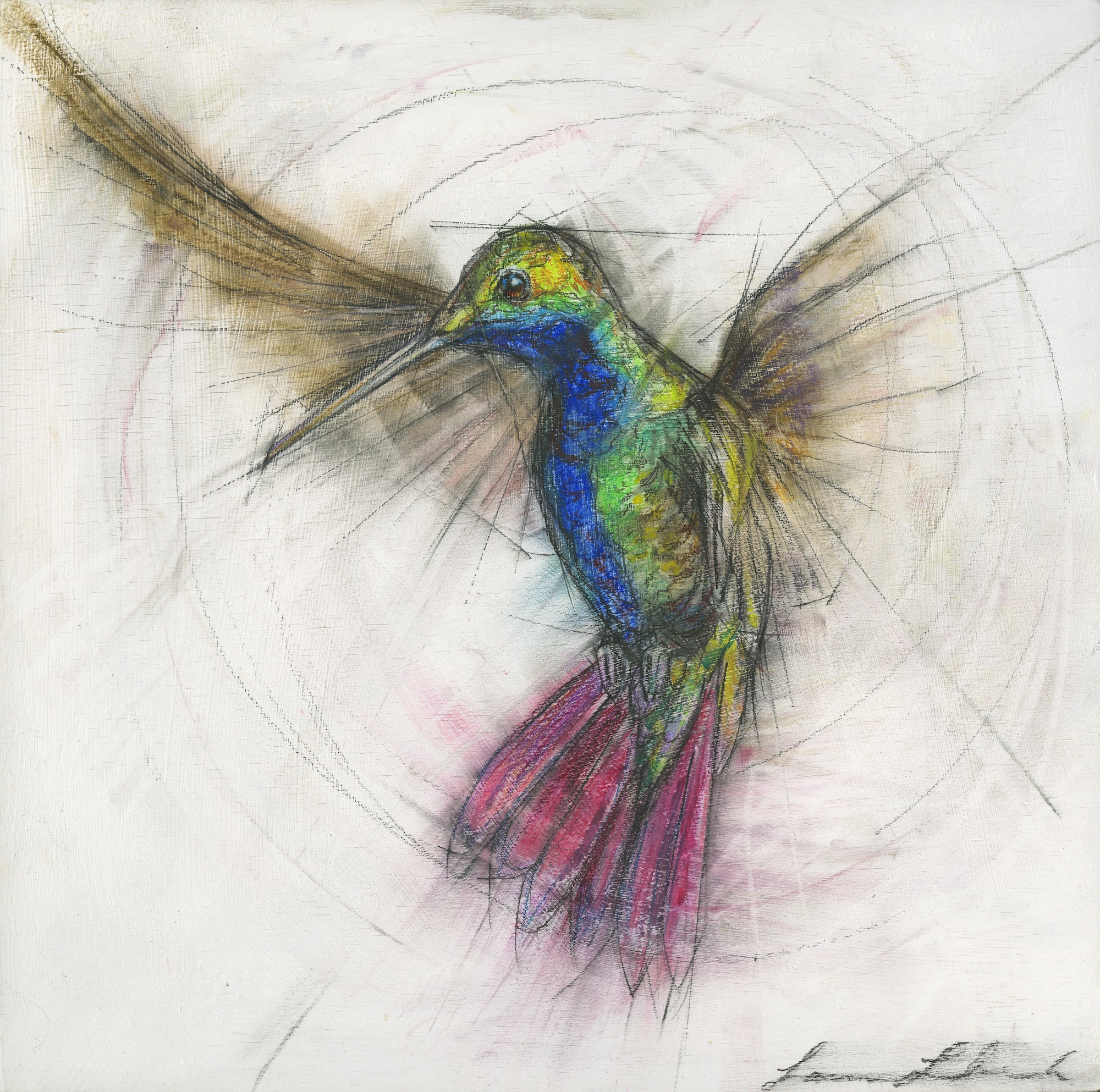 Image of Artful Hummingbird by Laura Lebeda