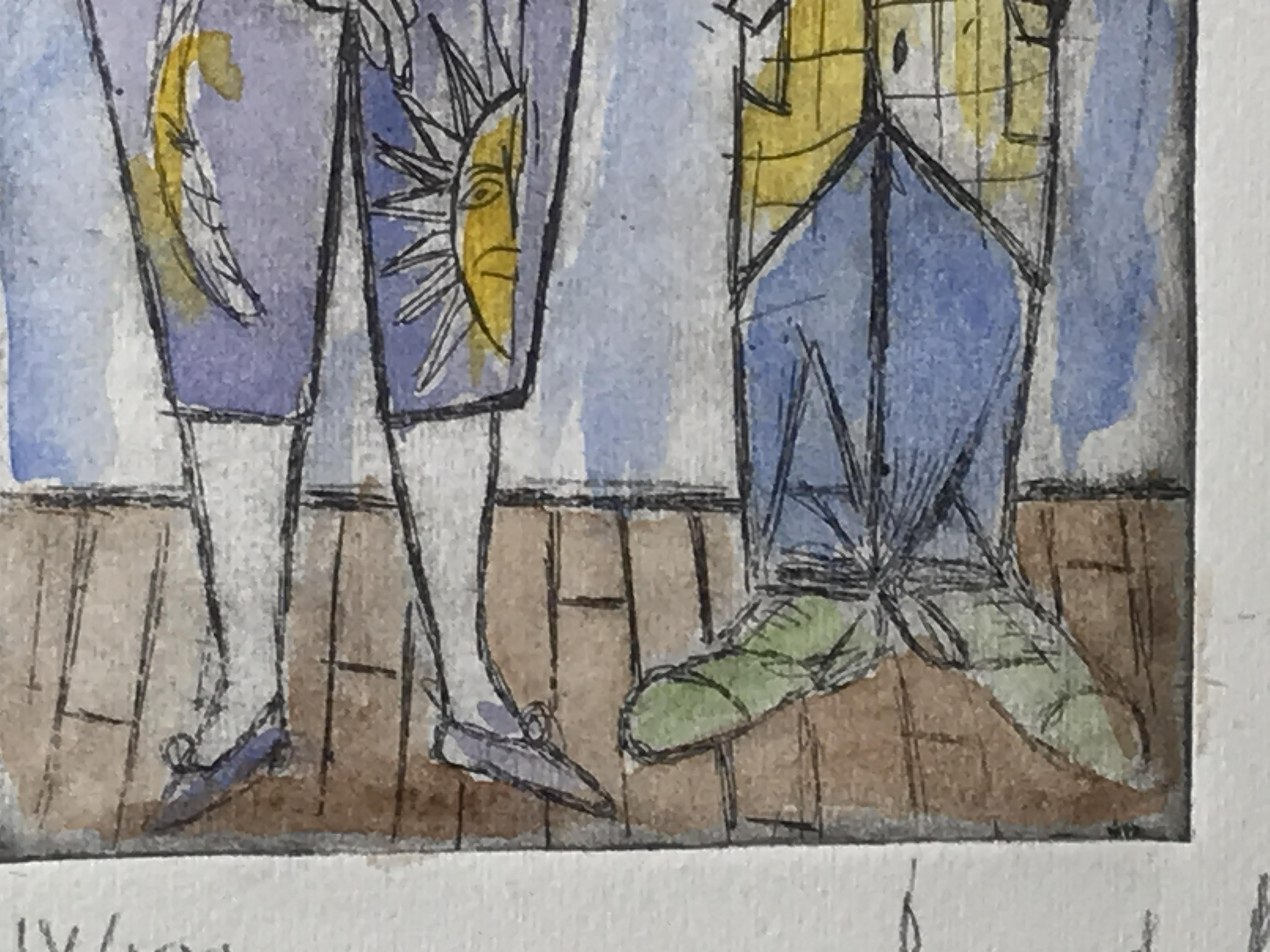 ベルナール・ビュッフェ【LE CIRQUE-Deux clowns】 【公式通販】