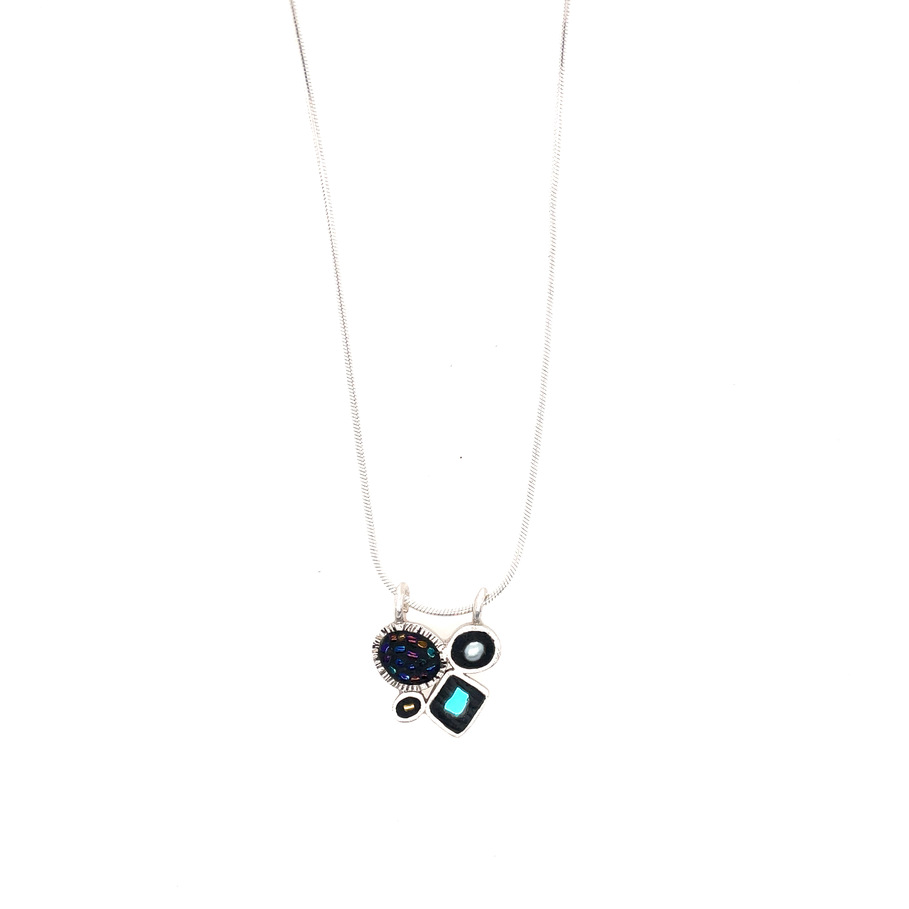 Black/Blue Necklace