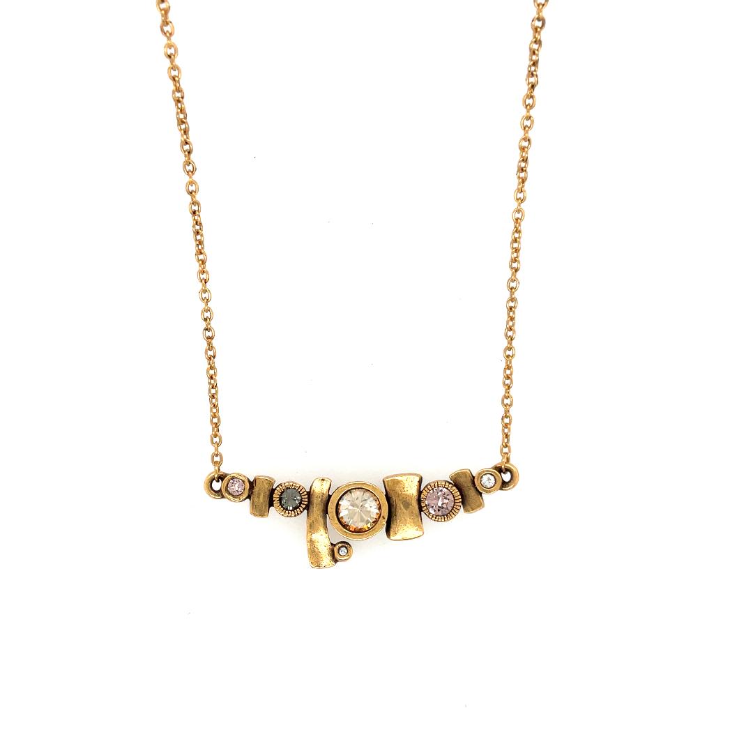 Archipelago Necklace in Gold, Champagne