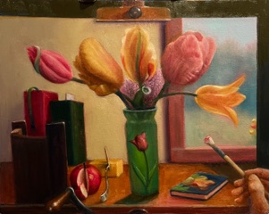 Image of Easel Painting by John A. Sayers