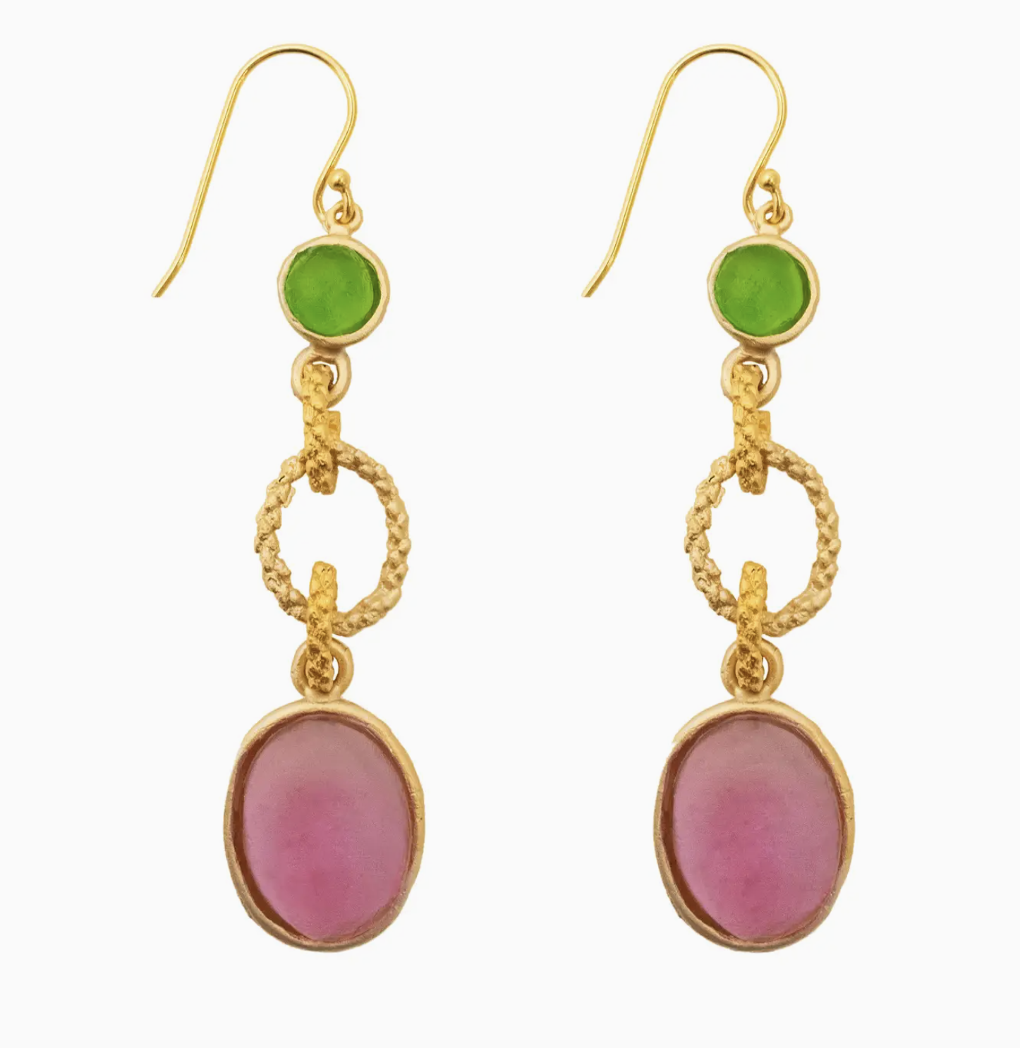 Image of Neo-Baroque Long Wire Earrings by Michael Vincent Michaud
