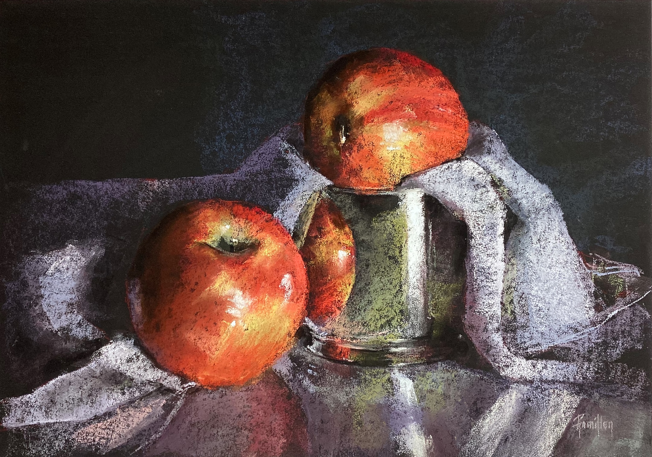 Image of Apples and Reflections by Pamela Hamilton