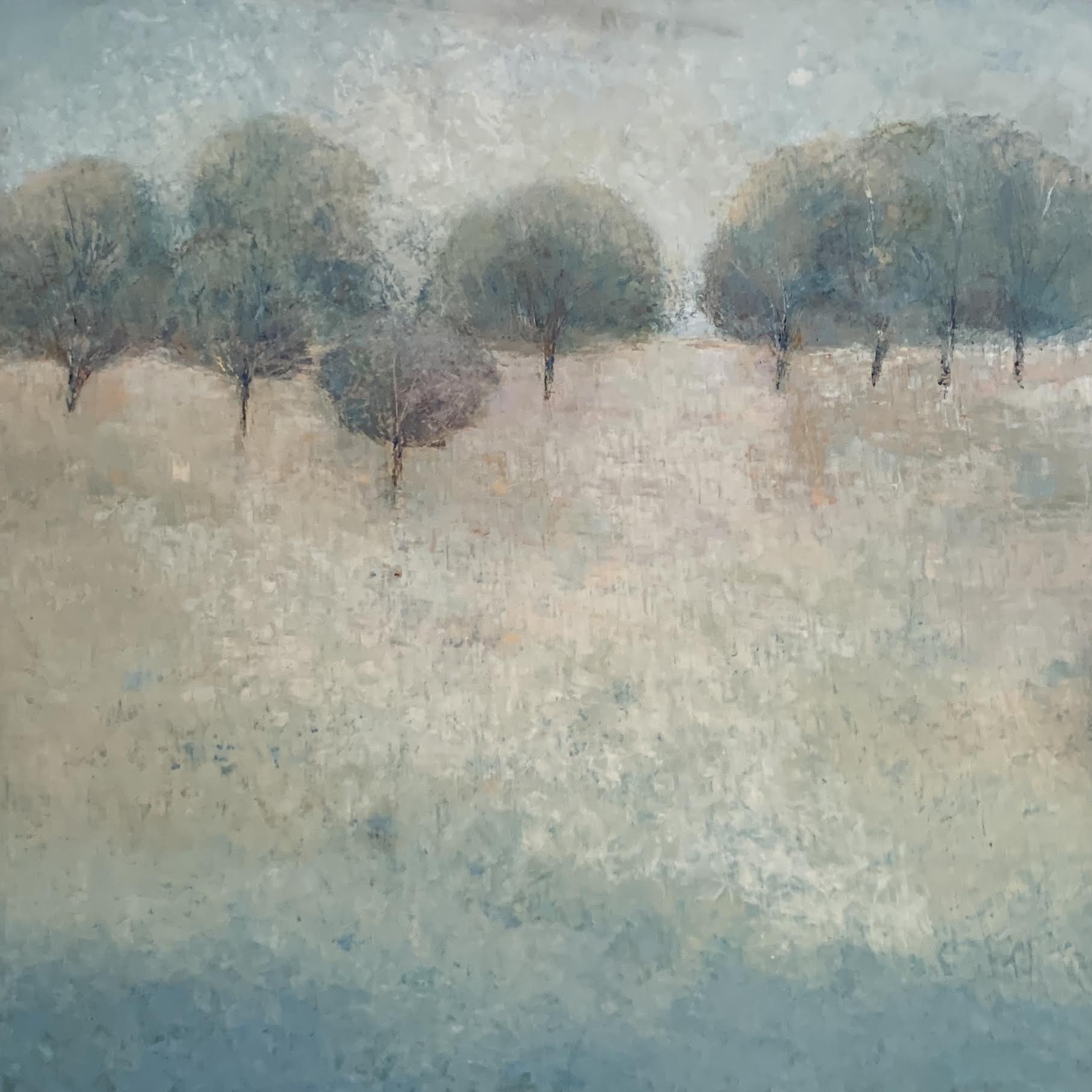 Image of Trees on Hill by Nan Helscher