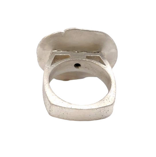 Image 3 for Handmade Chunky Sterling Tree of Legends Ring