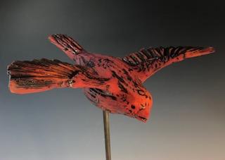 Image 1 for Flying Bird, Red Flying Bird, Red