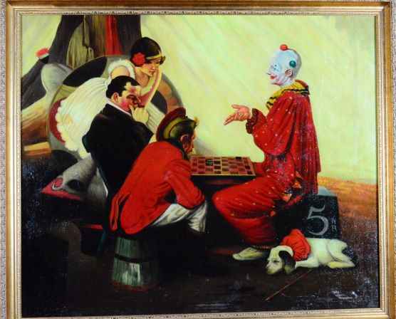 The Circus Clown by Norman Rockwell - East House Art Gallery