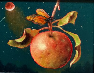 Image of Apple/Butterfly/Nightsky by John A. Sayers
