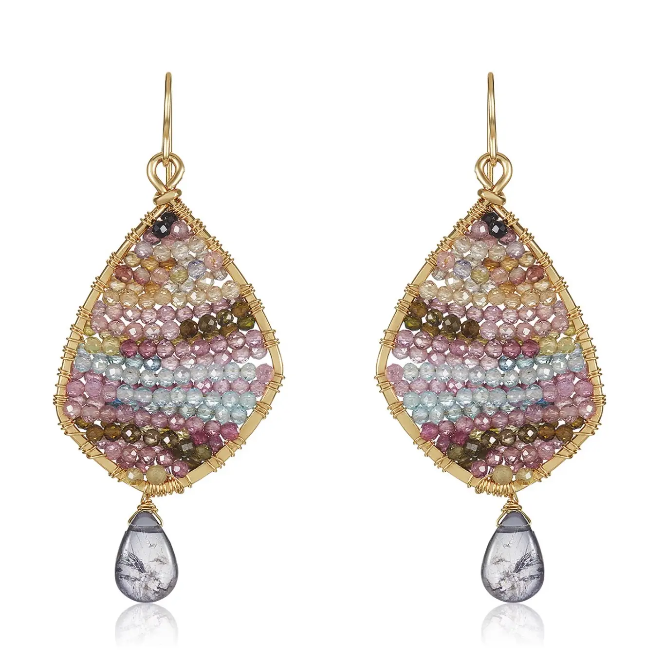 Image of Tourmaline Kite Earrings by Mabel Chong