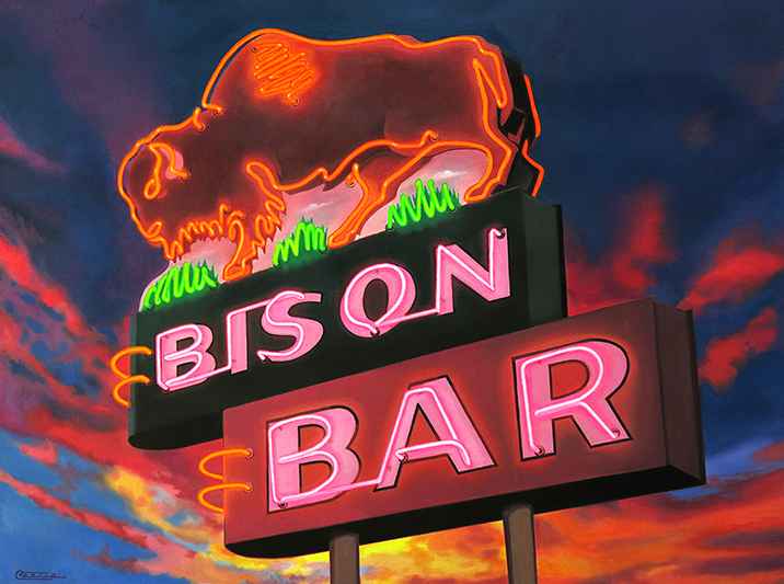 Bison Bar by  Bruce Cascia - Masterpiece Online